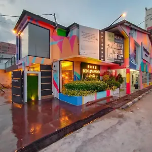 Beds In Garden Hostal